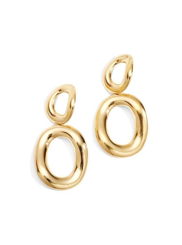 Oorbellen statement goud
