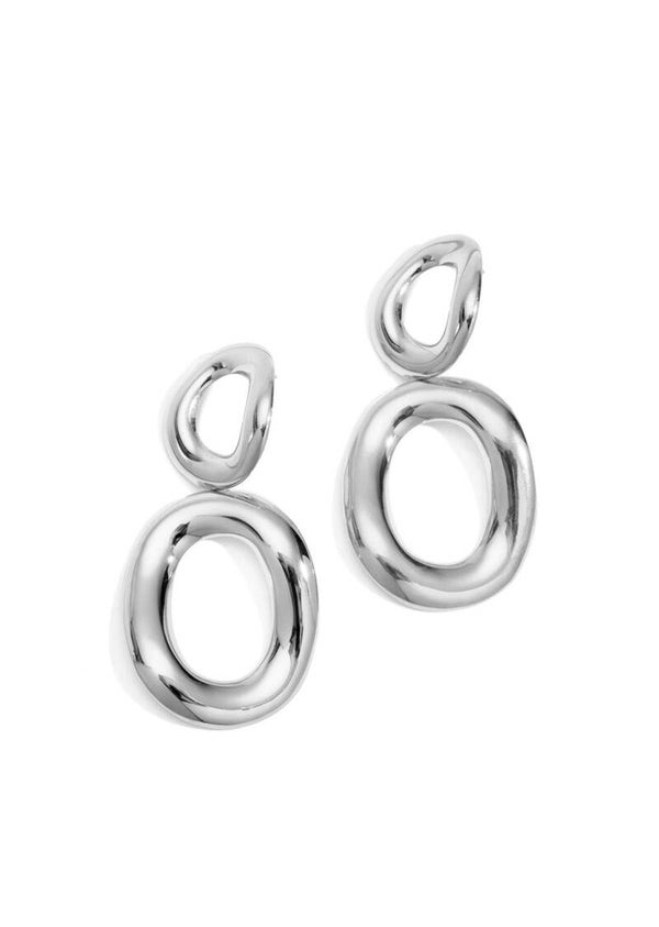 Oorbellen statement zilver