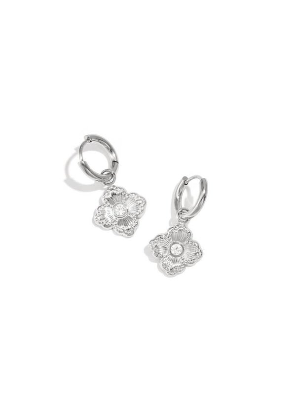 Oorbellen lucky zilver