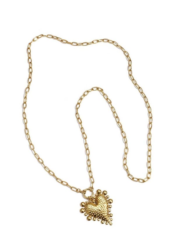 Ketting Lang hart bubbelen