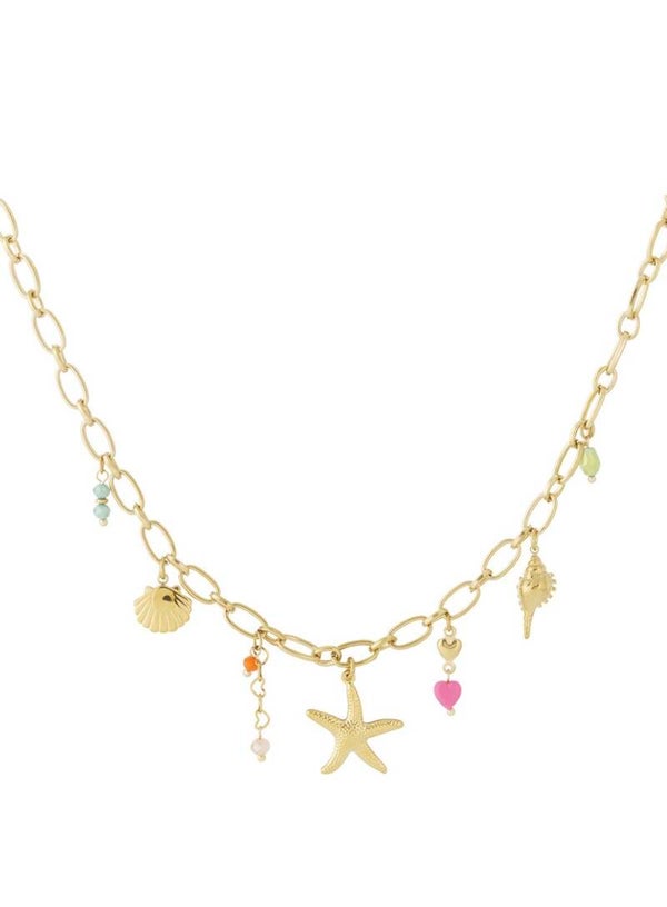 Ketting bedel sunnie Summer goud