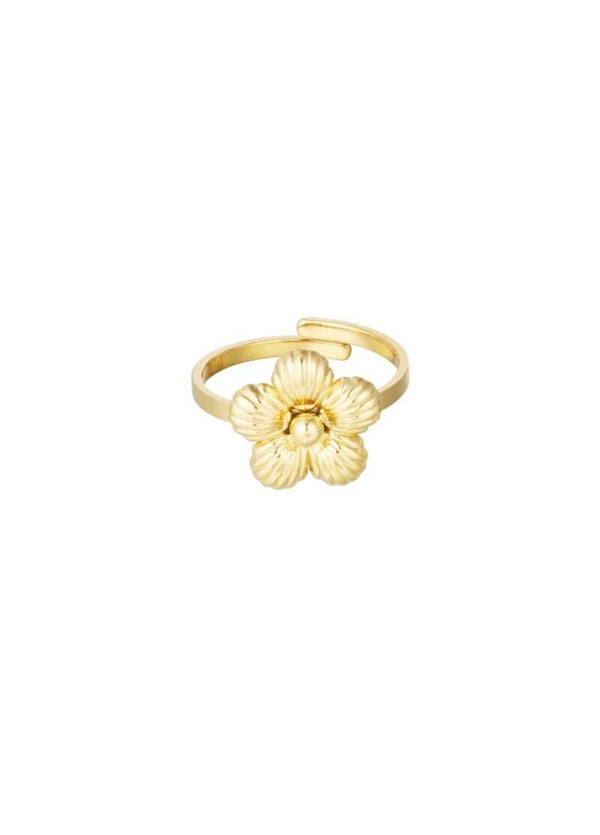 Ring daisy goud