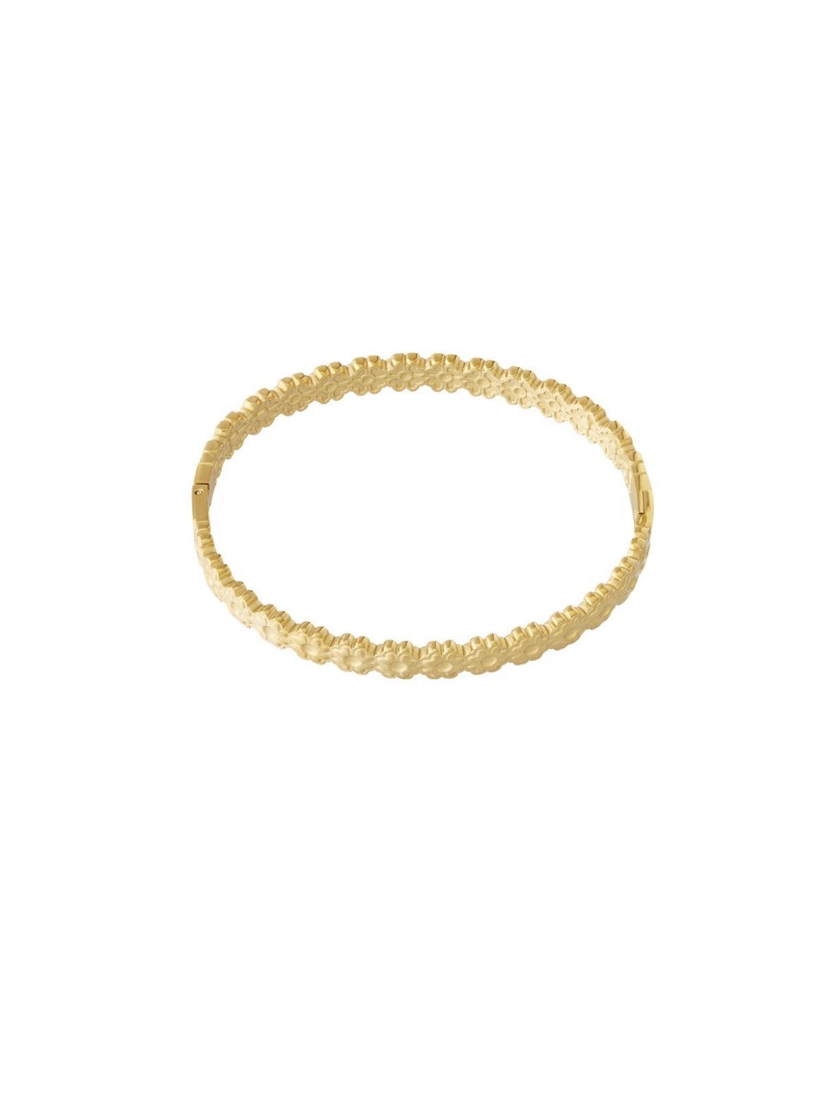 Bangle bloempjes goud