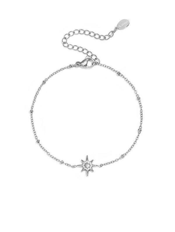 Armband vallende ster zilver