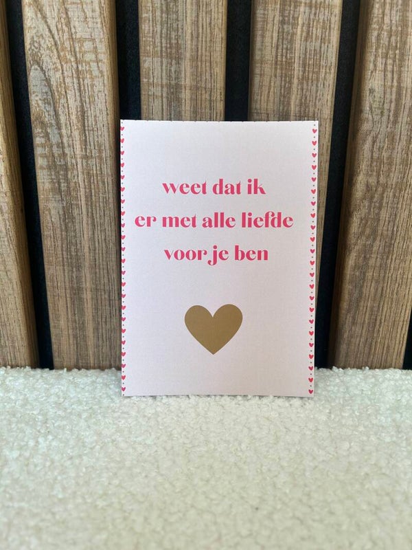 Kaart alle liefde