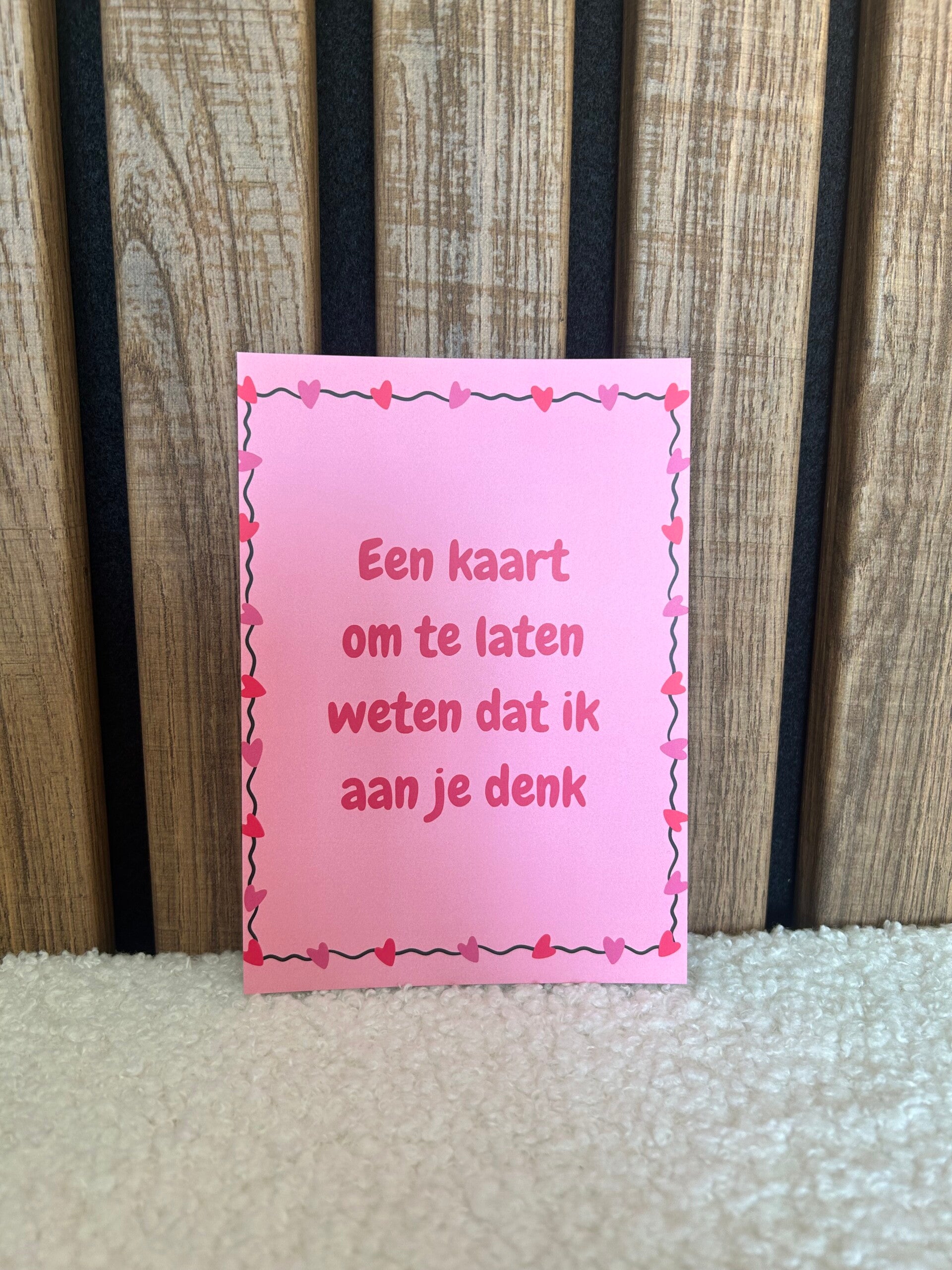 Kaart aan je denk