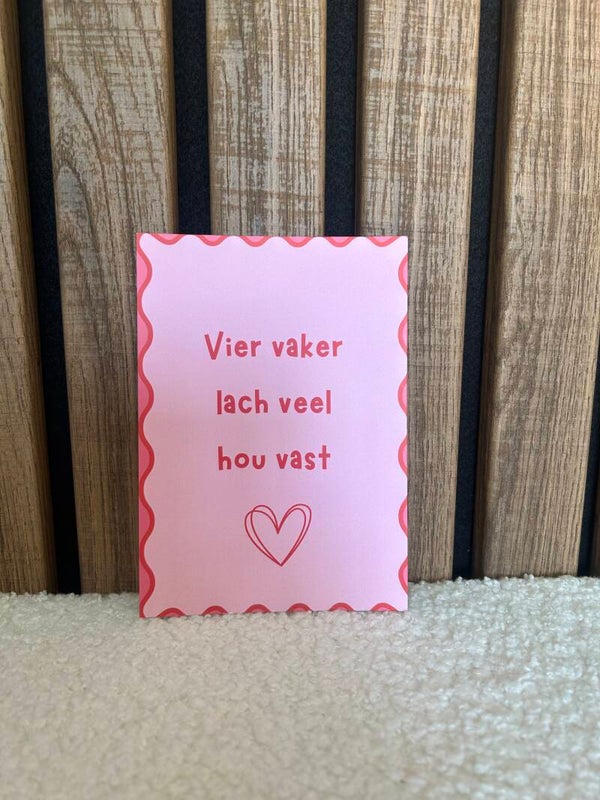 Kaart vier vaker