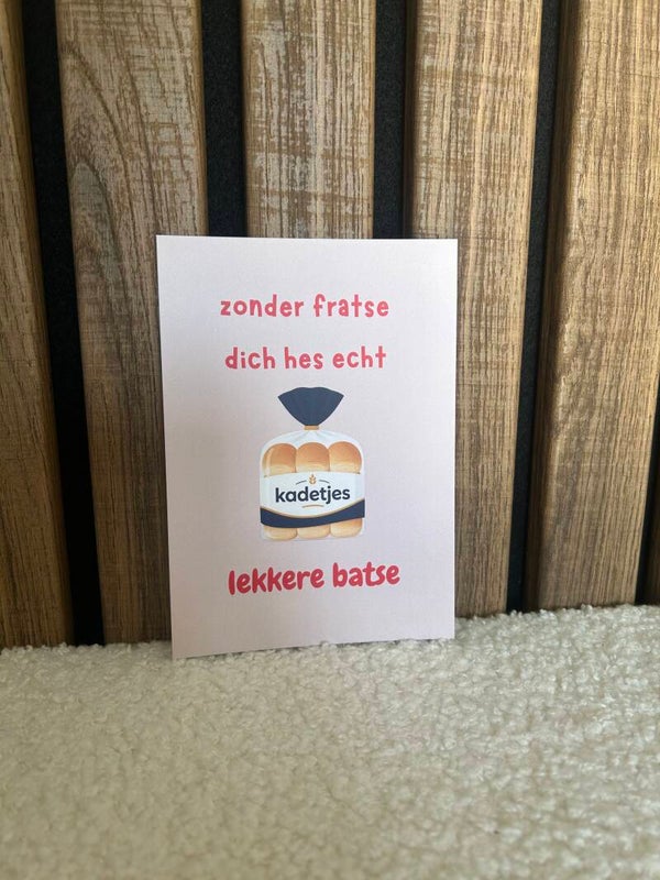 Kaart lekkere batse