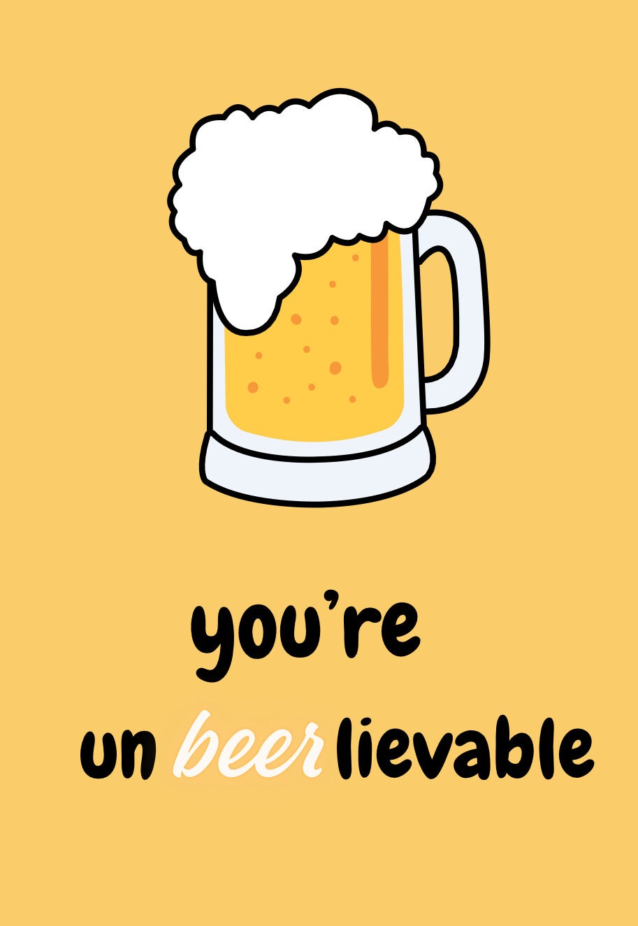 Kaart unbeerlievable