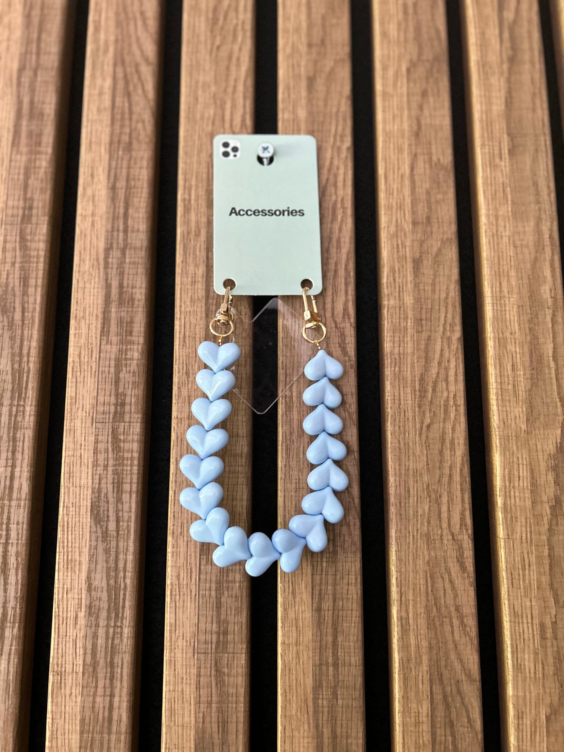 Telefoonkoord licht blauw