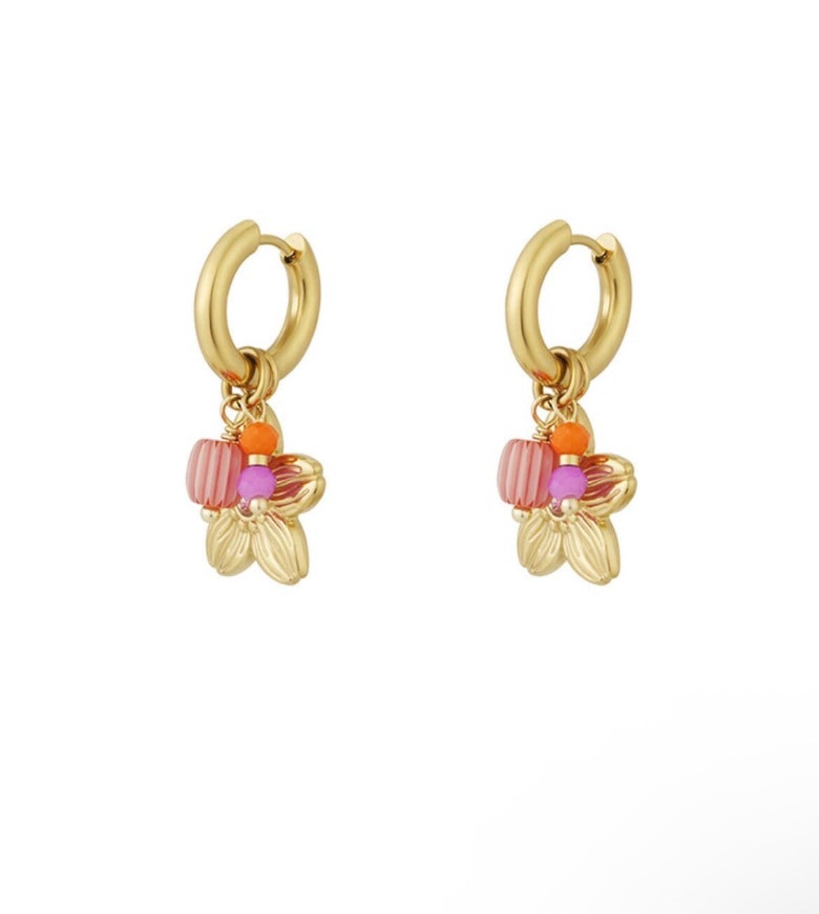 Oorbellen happy flower