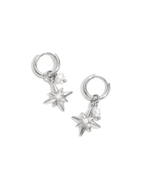 Oorbellen sprankel zilver