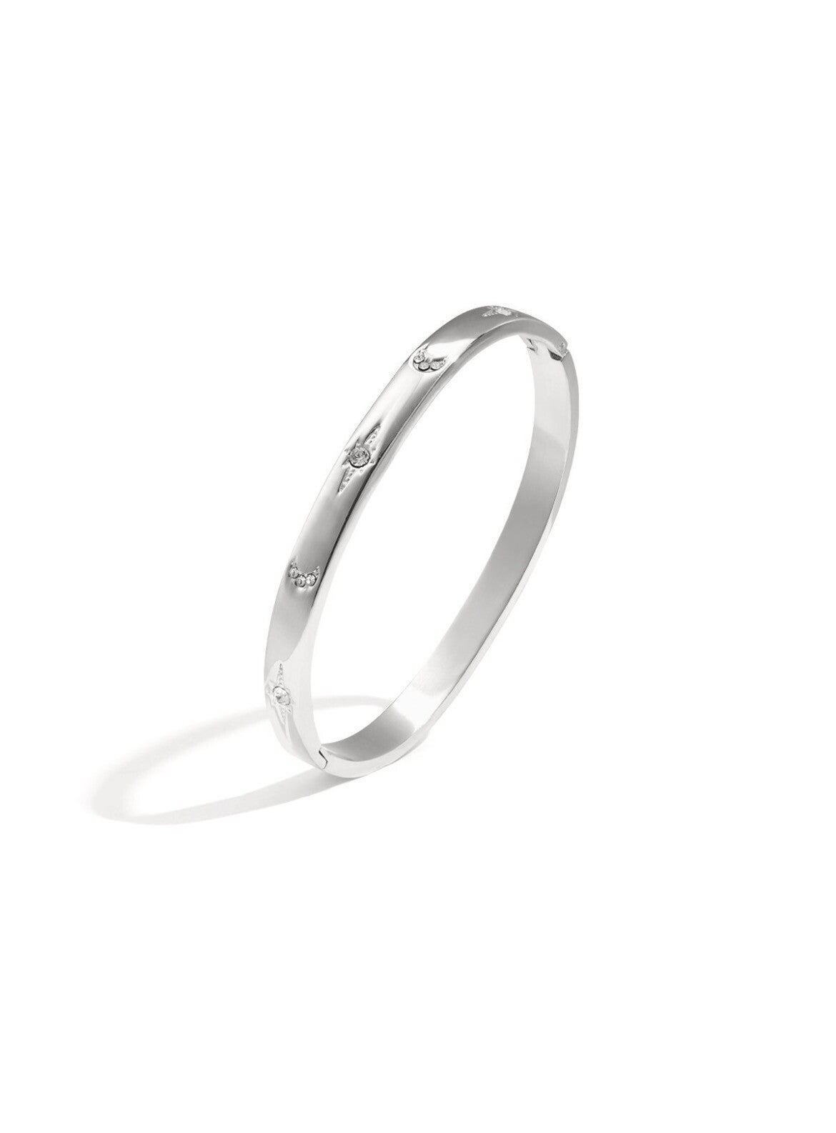 Bangle star zilver