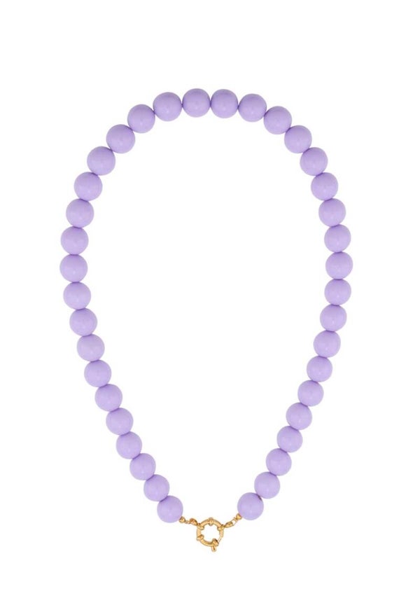 Ketting Beads lila