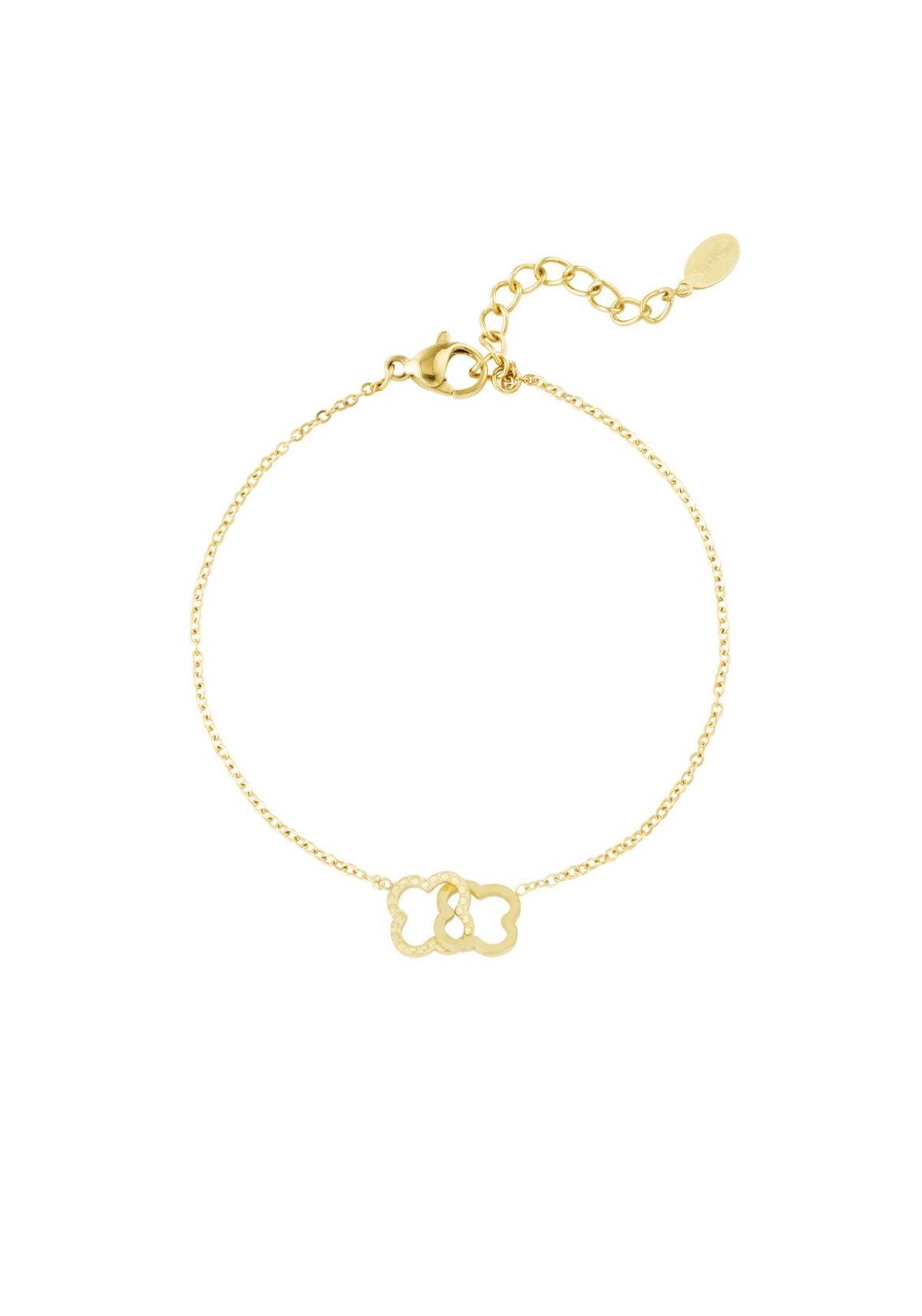 Armbandje good luck goud