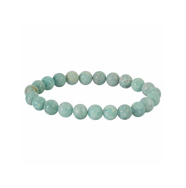 Bracelet en Perles de Pierre Naturelle Amazonite  8mm