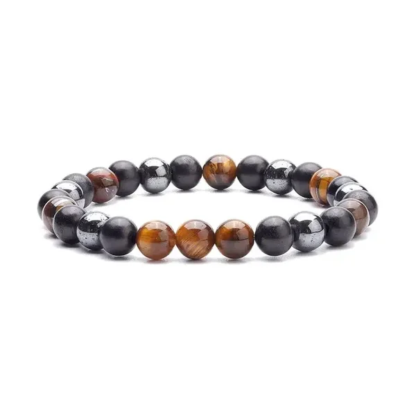 Bracelet en Perles naturelles œil de tigre