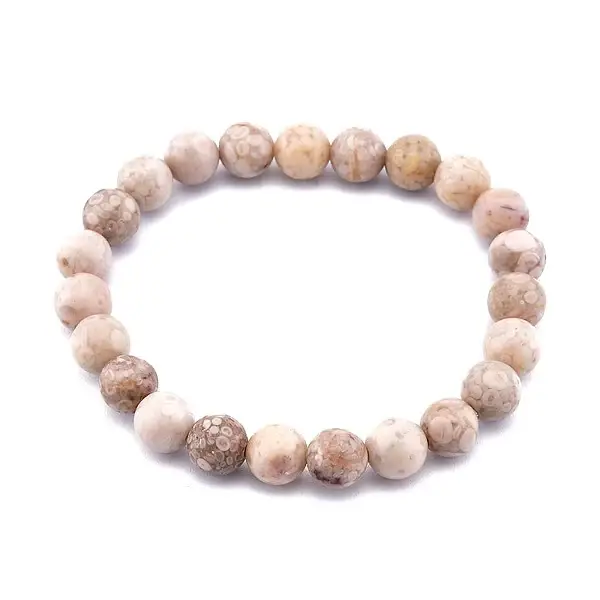 Bracelet pierre naturelle Maifanite 6 mm