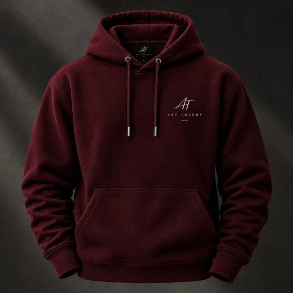 Art Theory Premium Hoodie Burgundy