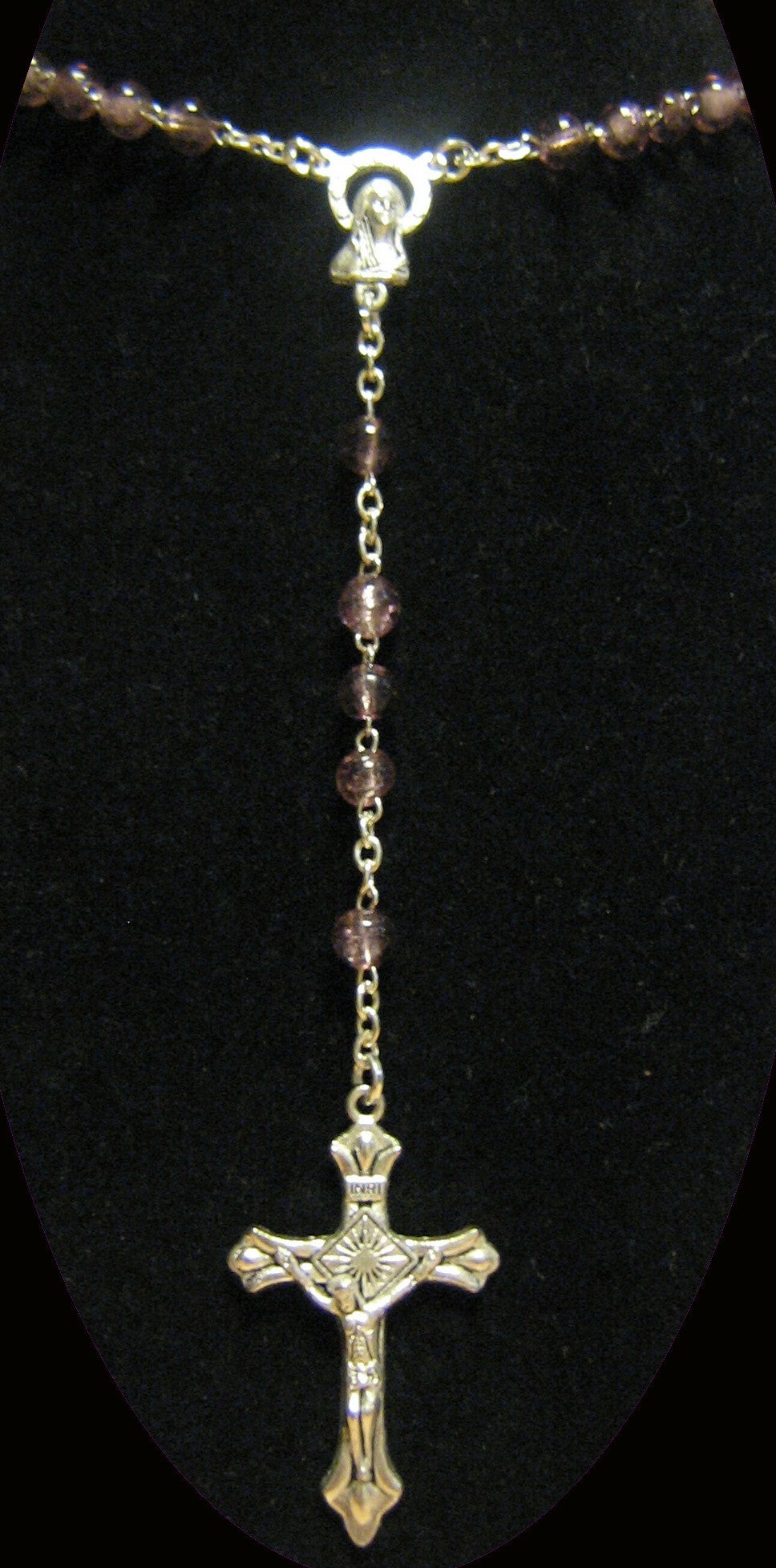 [8037]  Champagnekleurige rozenkrans