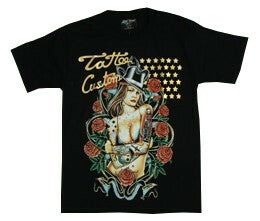 [29070]  Zwart t-shirt met opdruk