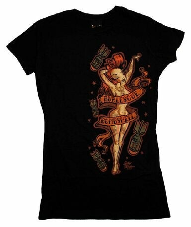 [26020]  Zwart t-shirt van Lucky 13