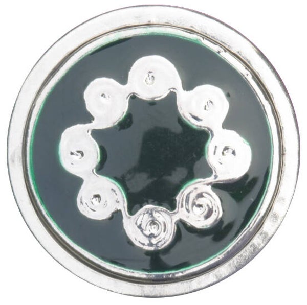 [35117]  Zilverkleurig/groene chunk 