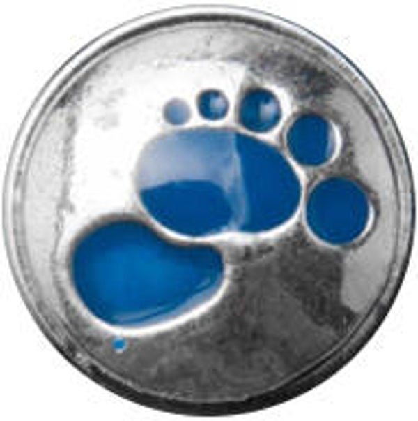 [35137]  Zilverkleurig/blauwe chunk