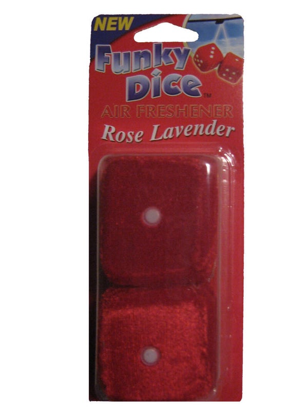 [20009]  Set van 2 rode dobbelstenen met air-freshener