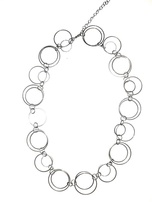 [8029] Zilverkleurige ketting