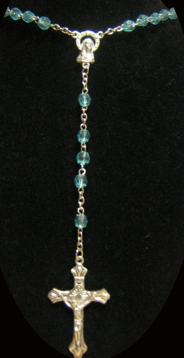 [8034]  Lichtblauwe rozenkrans 