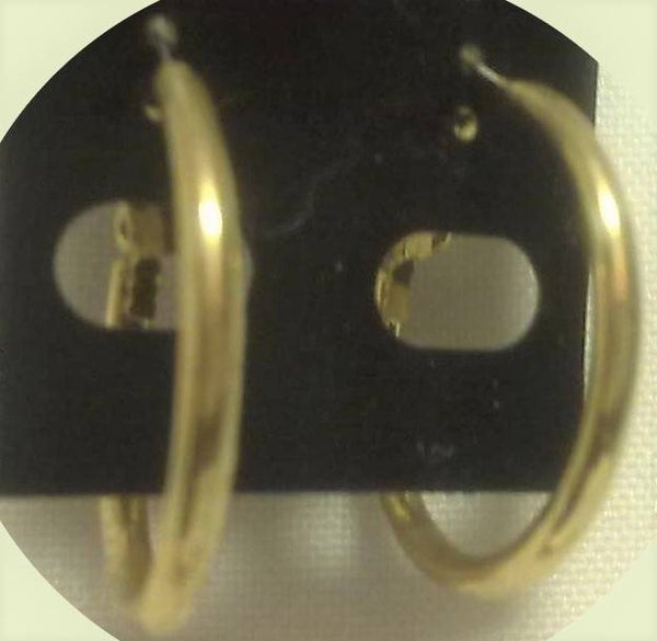 [10176]  Goudkleurige oorringen