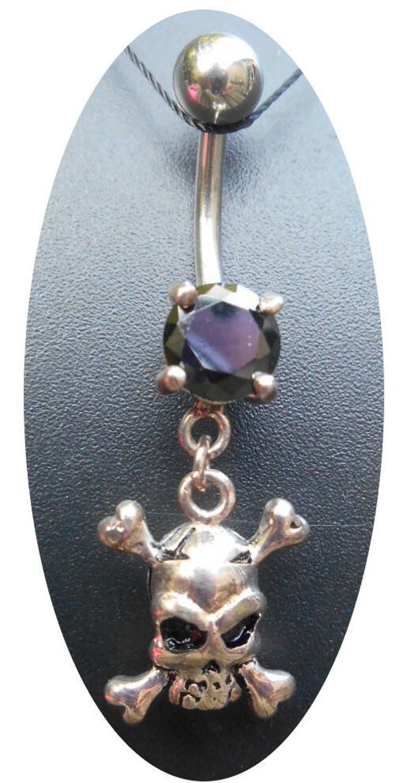 [14031]  Skull navelpiercing 