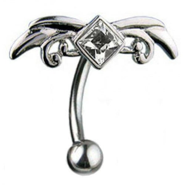 [14050]  Reverse tribal navelpiercing 