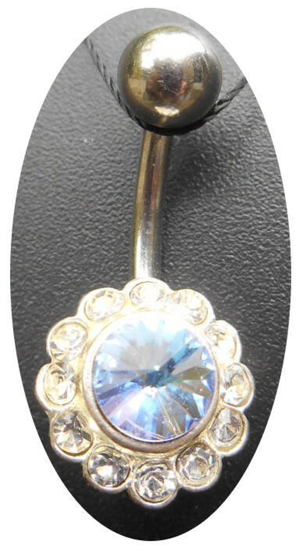 [14068]  Navelpiercing met bloemetje 