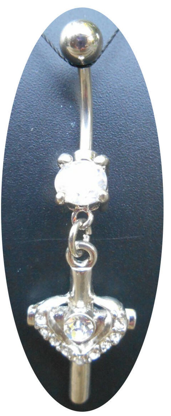 [14097]  Navelpiercing met kruisje 