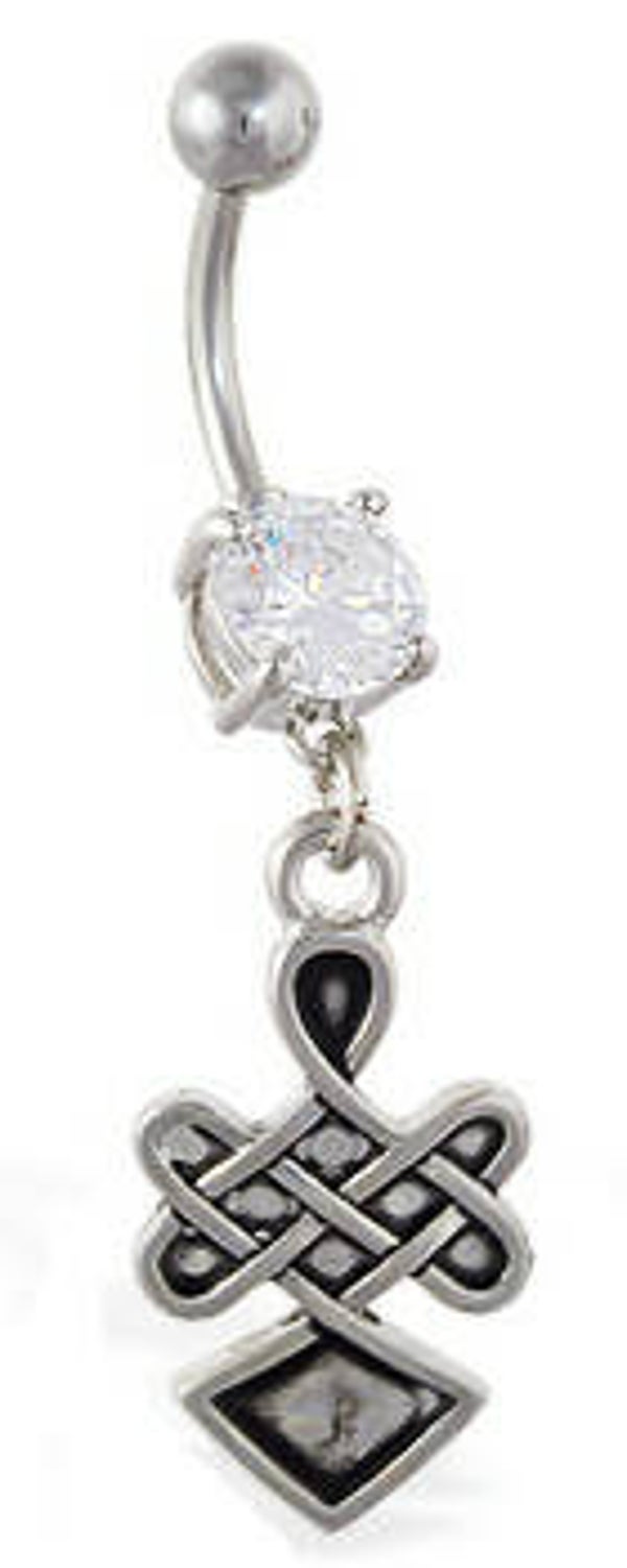 [14105]  Tribal navelpiercing 