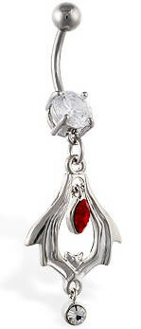 [14131]  Gothic navelpiercing 