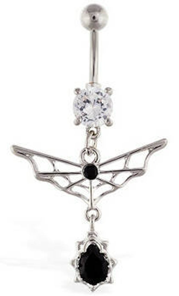 [14133]  Gothic navelpiercing 