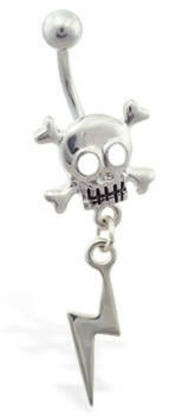 [14138]  Skull navelpiercing