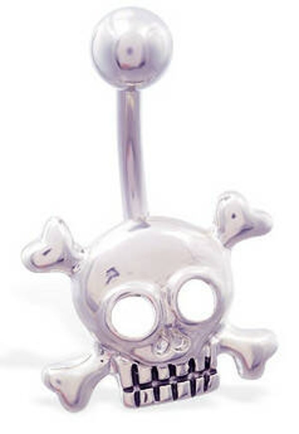 [14139]  Skull navelpiercing 