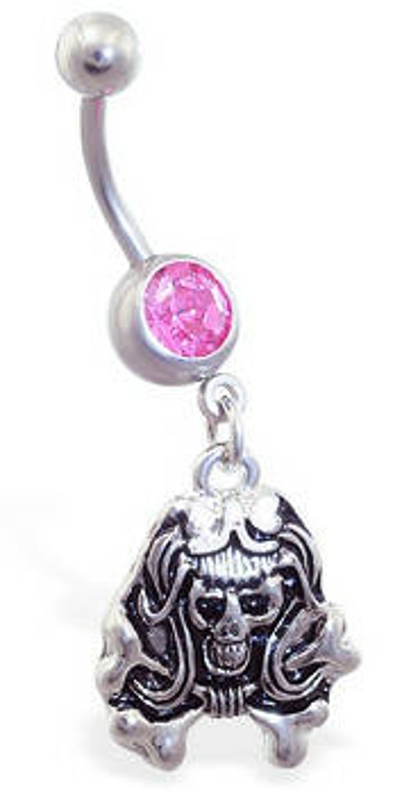 [14140]  Skull navelpiercing 