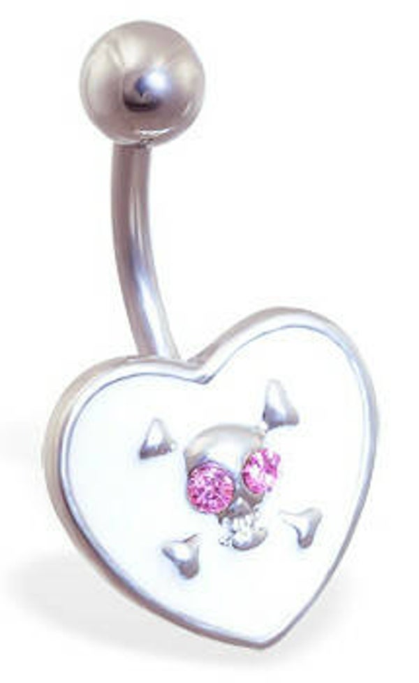 [14141]  Skull navelpiercing 