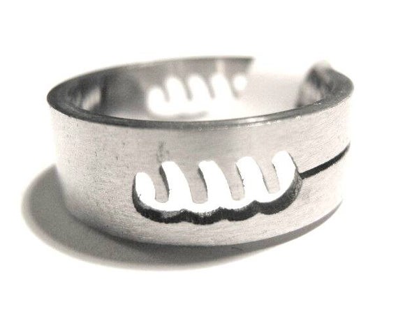 [13019]  Ring stainless steel (maat 18)