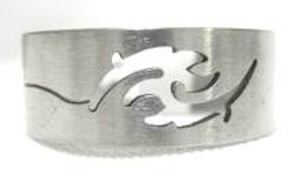 [13022]  Ring stainless steel (maat 18)