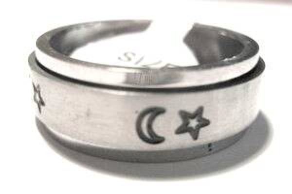 [13049]  Ring stainless steel (maat 19)