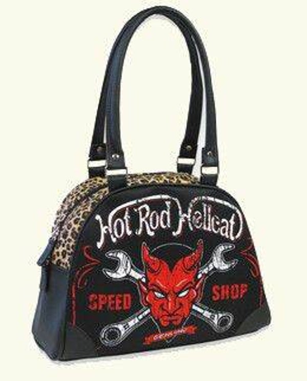 [7118]  Zwarte bowlingtas van Hotrod Hellcat