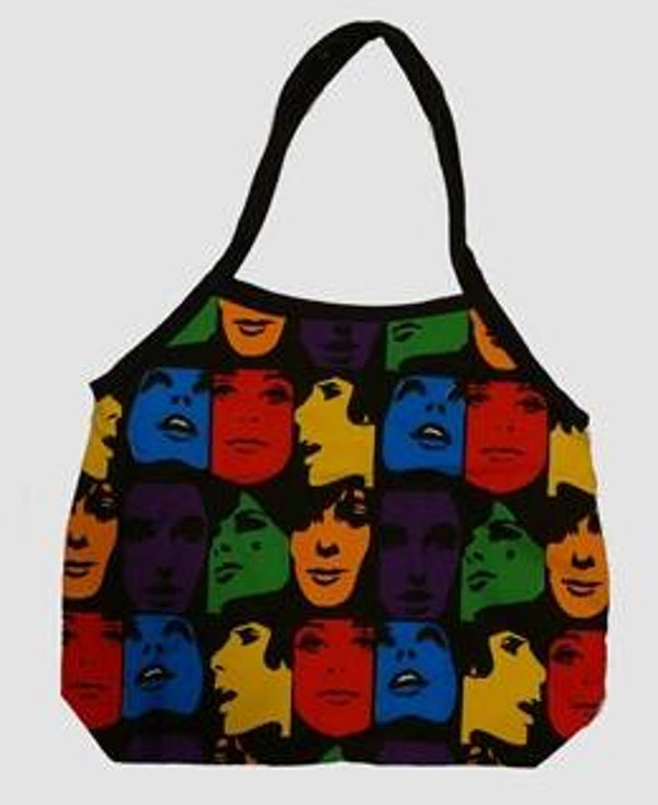 [7156]  Kleurige tas "Faces"