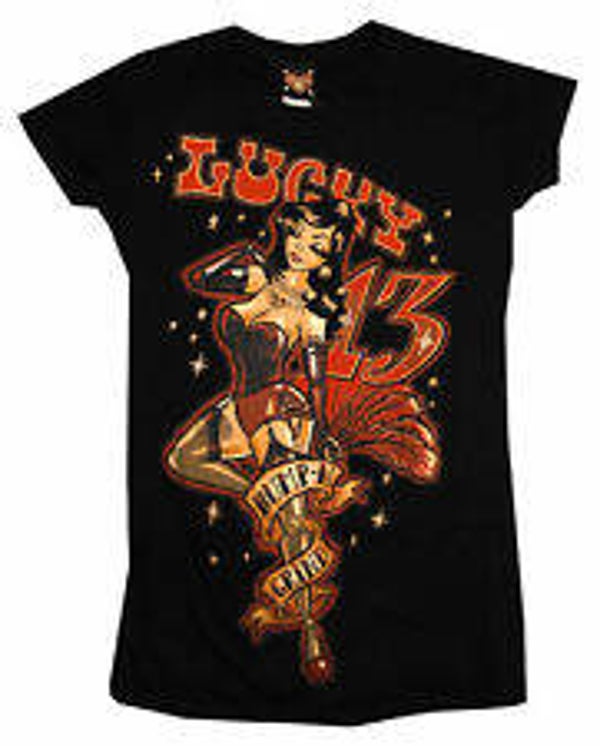 [26012]  Zwart t-shirt van Lucky 13