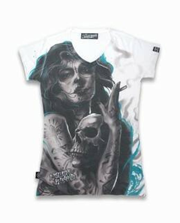 [26018]  Wit t-shirt van Liquor Brand